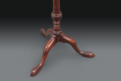 George II Style Mahogany Tripod Kettle Stand