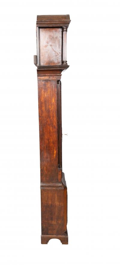 George II Walnut And Oak Grandmother Clock