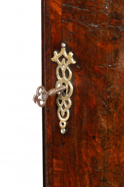 George II Walnut And Oak Grandmother Clock