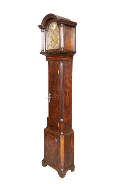 George II Walnut And Oak Grandmother Clock