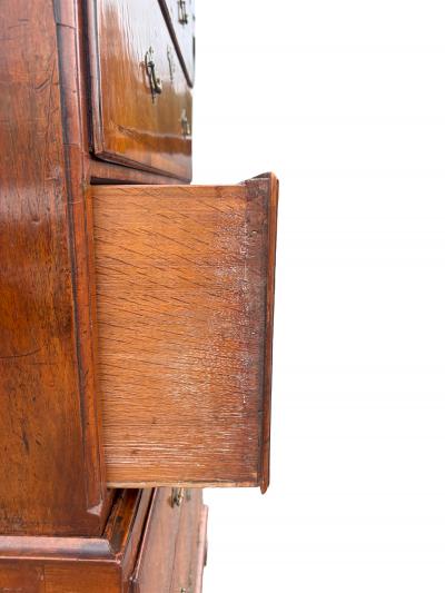 George II Walnut Chest On Chest