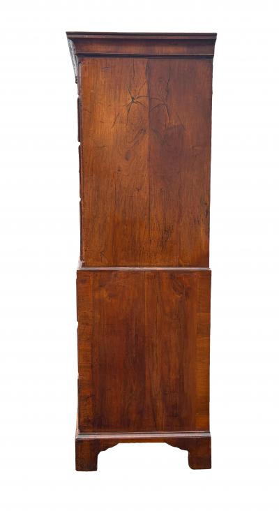 George II Walnut Chest On Chest