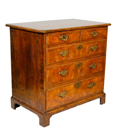 George II Walnut Chest of Drawers