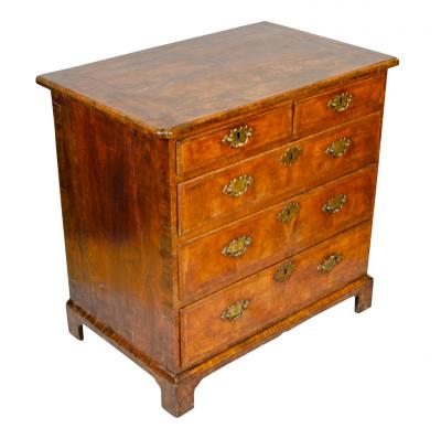 George II Walnut Chest of Drawers