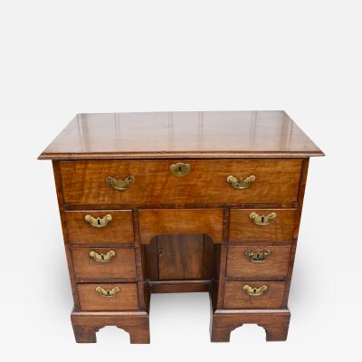George II Walnut Kneehole Desk