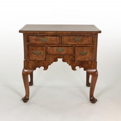 George II Walnut Lowboy English circa 1760