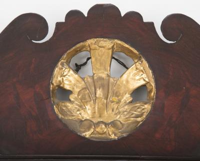 George II Walnut Sconce Mirror