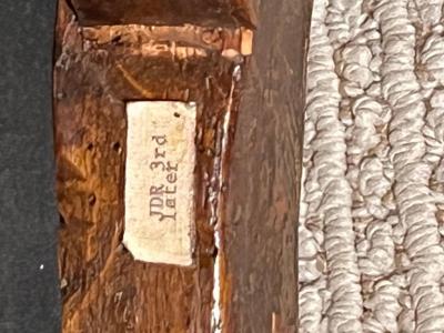 George II Walnut Stool Property of Nelson A Rockefeller John D R 