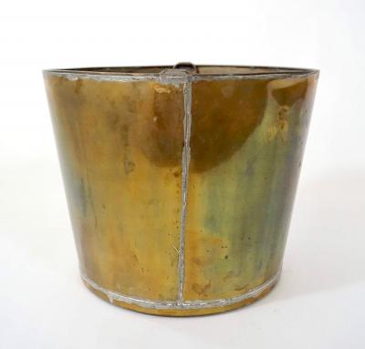 George III Brass Bound Pierced Mahogany Bucket circa 1790