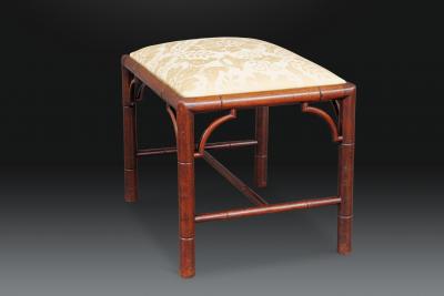 George III Chinese Chippendale Stool c 1780