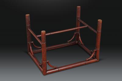 George III Chinese Chippendale Stool c 1780