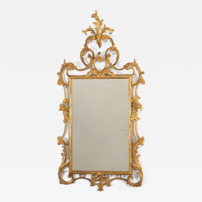 George III Chippendale Giltwood Mirror England circa 1780