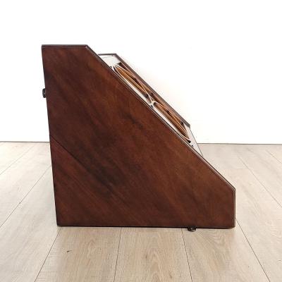 George III English Mahogany Corner Cabinet circa 1790