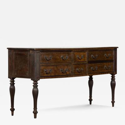 George III English Oak Dresser Base