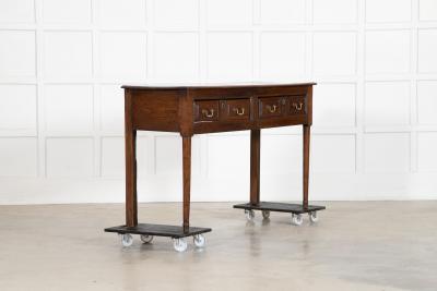 George III English Vernacular Oak Dresser Base