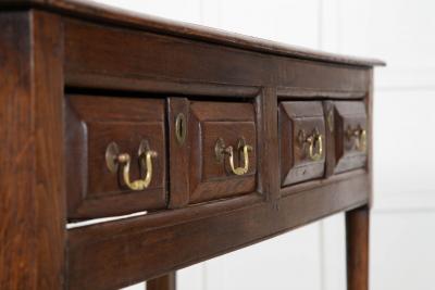 George III English Vernacular Oak Dresser Base