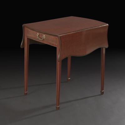 George III Hepplewhite Mahogany Pembroke Table