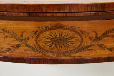 George III Inlaid Satinwood Card Table