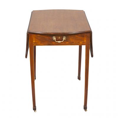 George III Mahogany And Gonsalvo Alves Pembroke Table