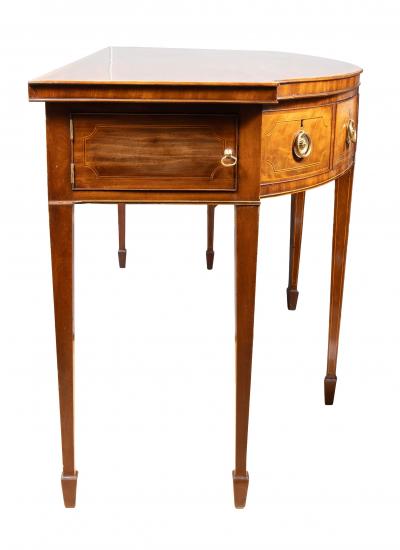 George III Mahogany And Tulipwood Banded Serving Table