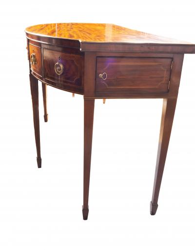 George III Mahogany And Tulipwood Banded Serving Table
