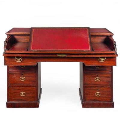 George III Mahogany Architect s Desk attr Gillows of Lancaster circa 1790