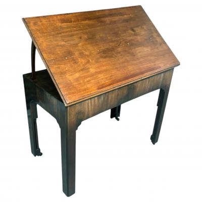 George III Mahogany Architects Desk