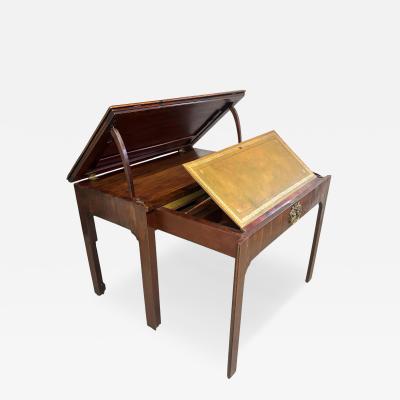George III Mahogany Architects Desk