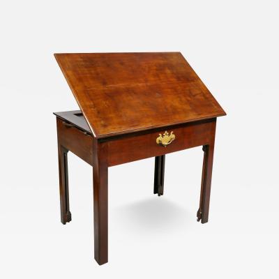 George III Mahogany Architects Table