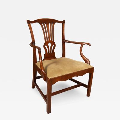 George III Mahogany Armchair