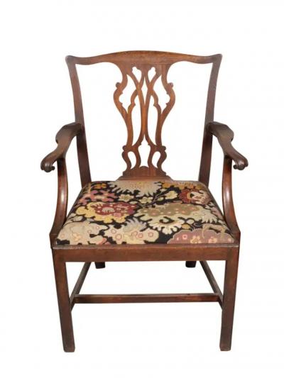 George III Mahogany Armchair