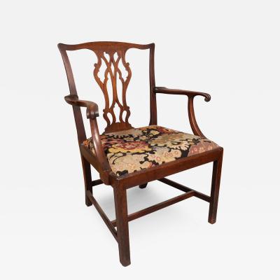 George III Mahogany Armchair