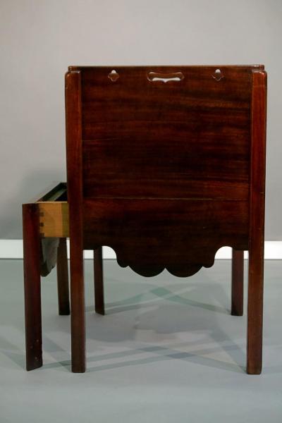 George III Mahogany Bedside Cabinet