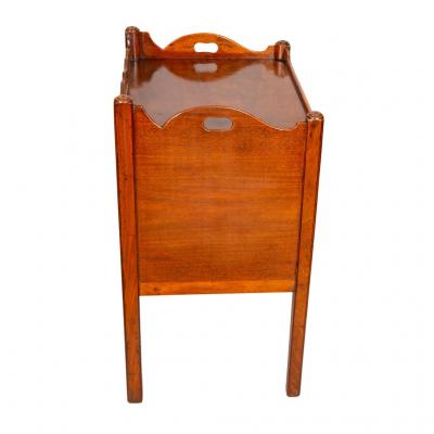 George III Mahogany Bedside Cabinet
