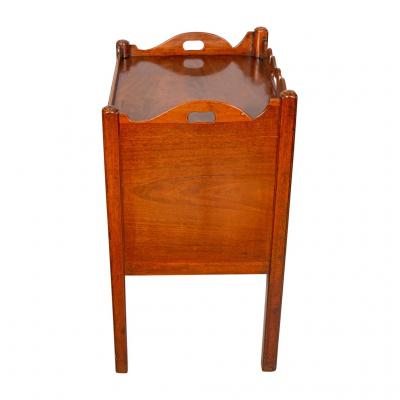 George III Mahogany Bedside Cabinet