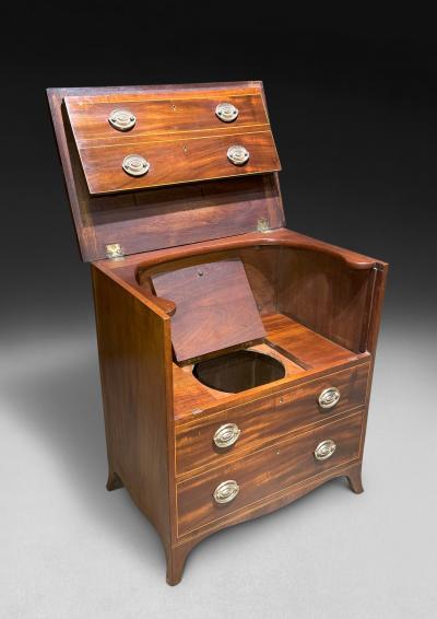 George III Mahogany Bedside Commode