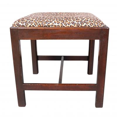 George III Mahogany Bench