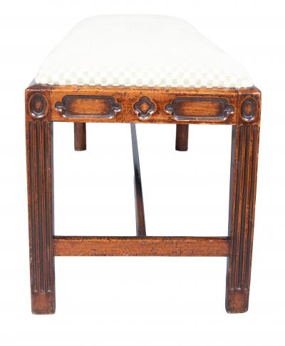 George III Mahogany Bench