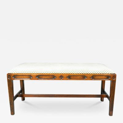 George III Mahogany Bench