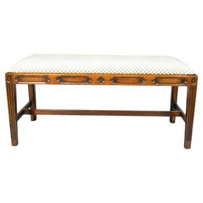 George III Mahogany Bench
