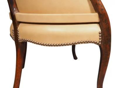 George III Mahogany Bergere Chair