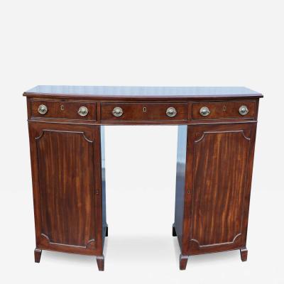 George III Mahogany Bowfront Server