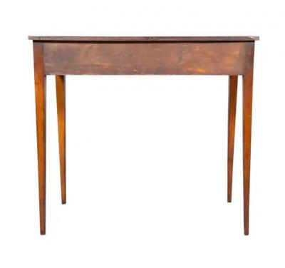 George III Mahogany Bowfront Side Table