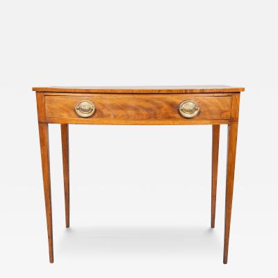 George III Mahogany Bowfront Side Table