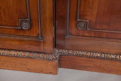 George III Mahogany Breakfront Bookcase