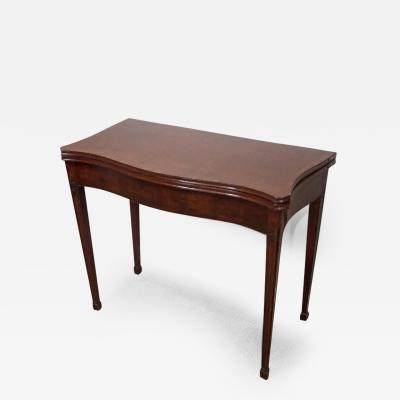 George III Mahogany Card Table