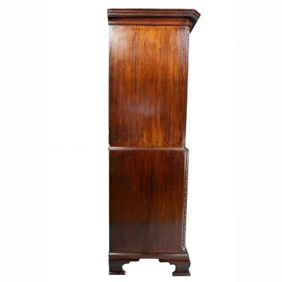 George III Mahogany Chest on Chest