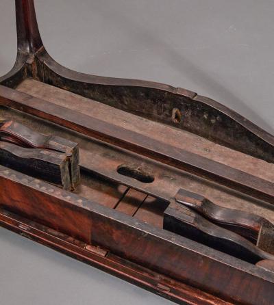 George III Mahogany Concertina Action Card Table