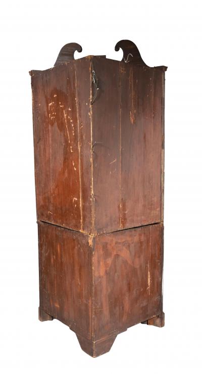 George III Mahogany Corner Cabinet