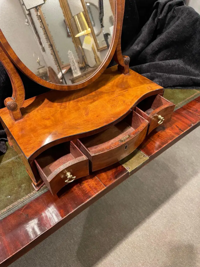 George III Mahogany Dressing Mirror